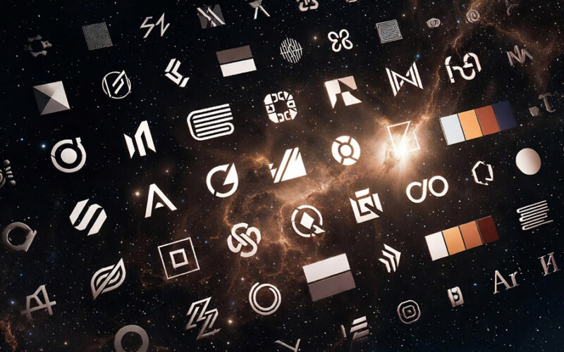 Identité de marque cosmos univers graphisme