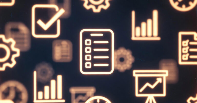 Assistant IA avec liste de tâches automatisées pour PME fond sombre