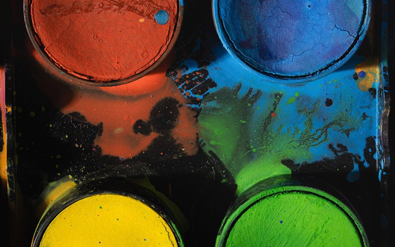 Palette couleurs graphisme création visuelle