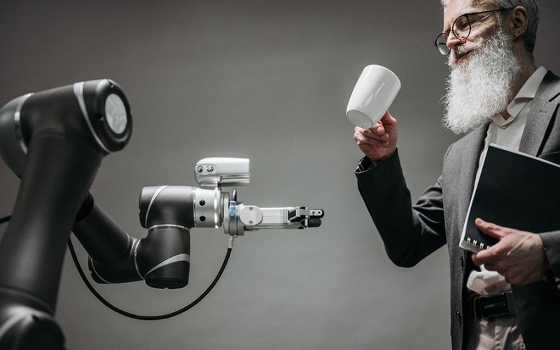 Interaction main robot humain technologie