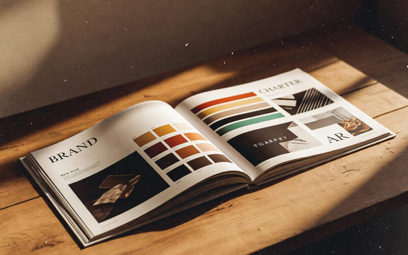 Charte graphique brand book identité visuelle imprimé