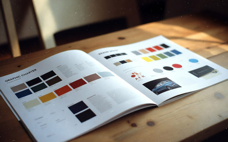 Charte graphique brand book identité visuelle imprimé