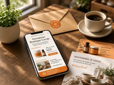 Créer une newsletter efficace pour son commerce local en 2026